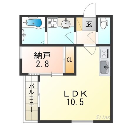 パロス東住吉の物件間取画像